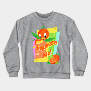 Disney Crewneck Sweatshirt - Orange Bird - Squeeze me by Ryans_ArtPlace